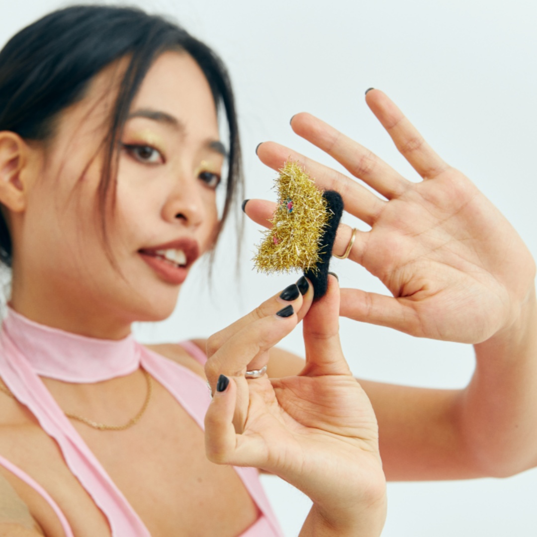 Gold Yuanbao Hair Clip