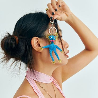 Fortune Cat Keychain