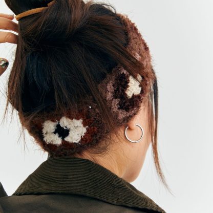 Vintage grid headband
