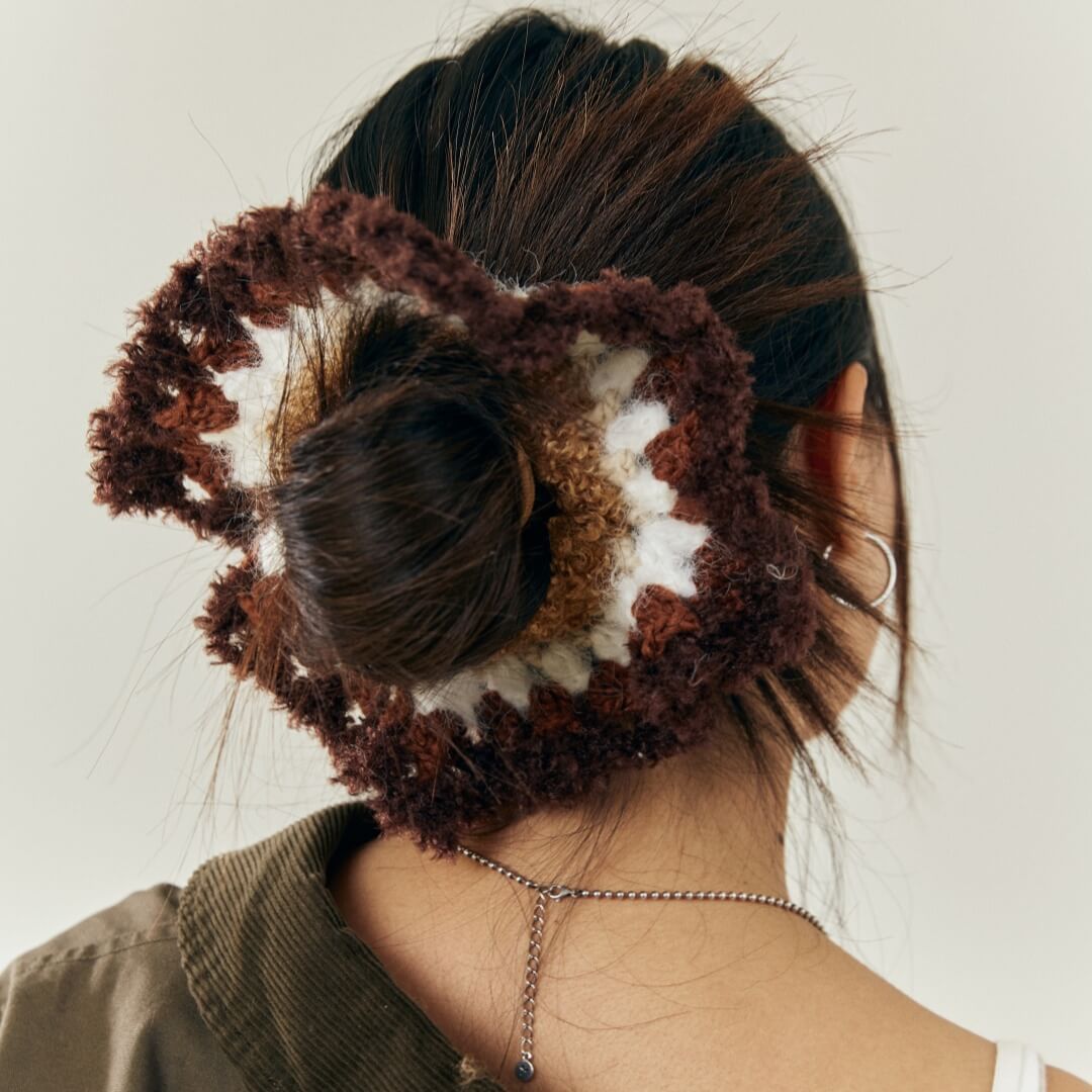 Vintage grid hairband