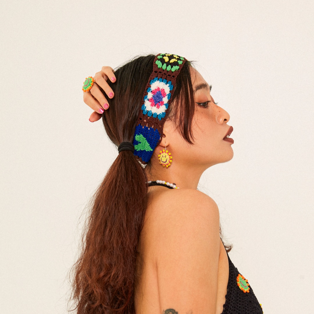 handmade jewelry  unique accessories Love smiling face  headband-feeky