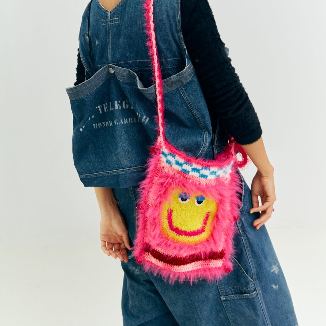 Smiling colorful bag