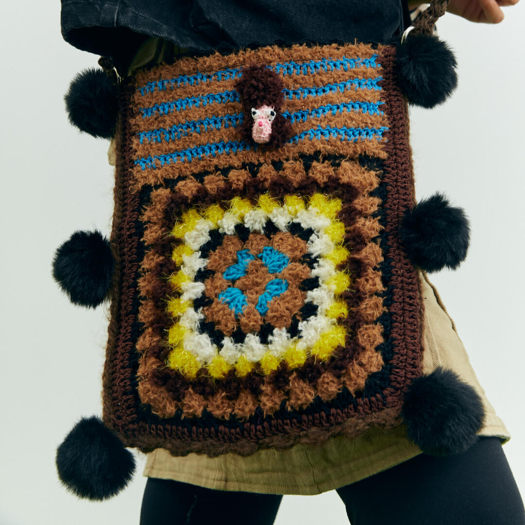 Hand-Crocheted | Puppy Bag- Artisan Hand-Crocheted--feeky-Unique Sustainable Fashion