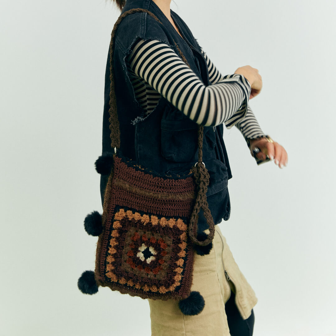 Hand-Crocheted | Puppy Bag- Artisan Hand-Crocheted--feeky-Unique Sustainable Fashion