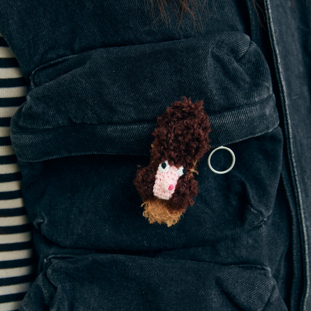 Hand-Crocheted | Dog Hair Clip- Artisan Hand-Crocheted--feeky-Unique Sustainable Fashion