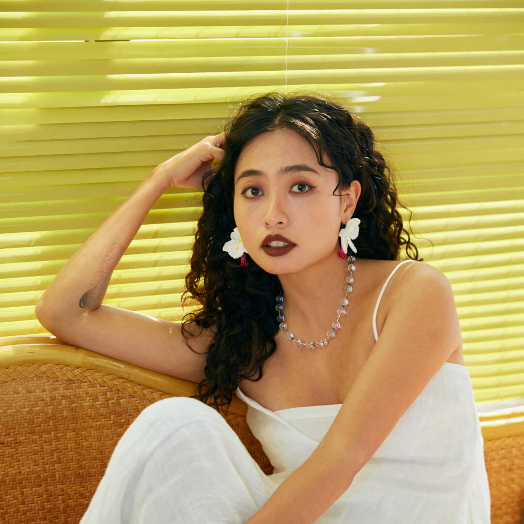  Micro-Crochet | Frangipani Earrings- Artisan Hand-Crocheted--feeky-Unique Sustainable Fashion