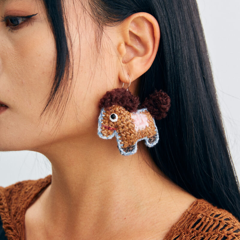 Little Pony Yellow Star Earrings