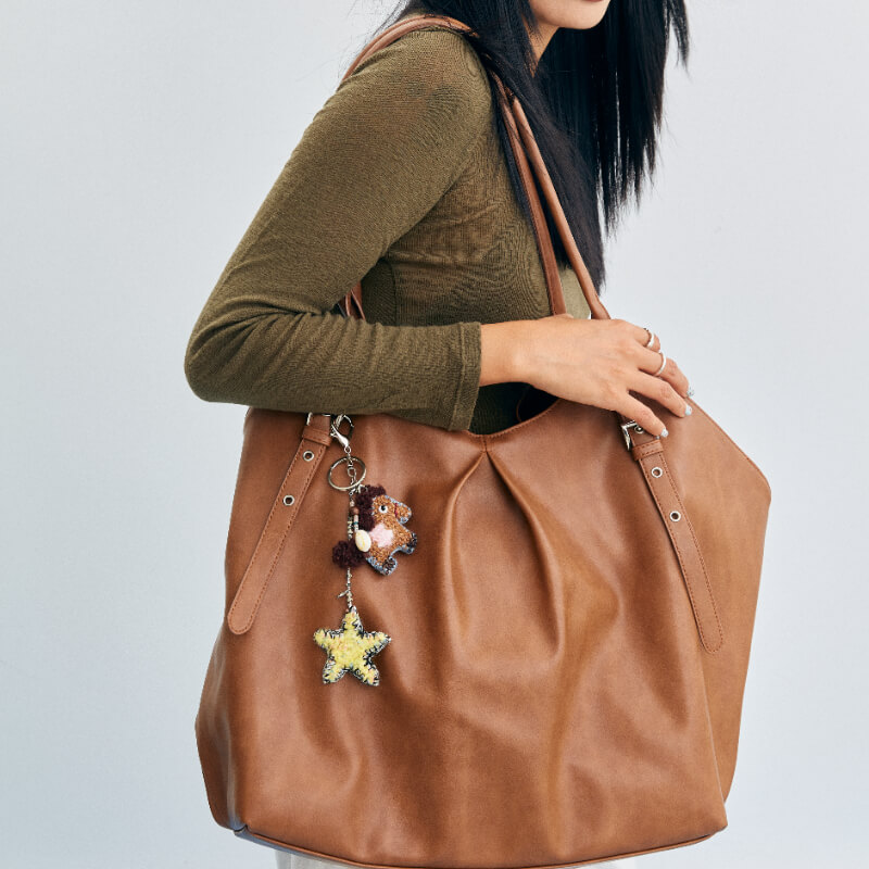 Little Pony Yellow Star Keychain