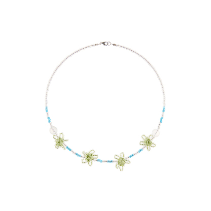 Flower Crystal Necklace