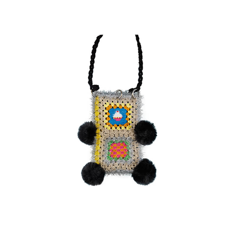 handmade jewelry  unique accessories Cake Pattern Phone Bag-feeky