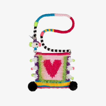 Colorful Crochet Multi-Function Bag