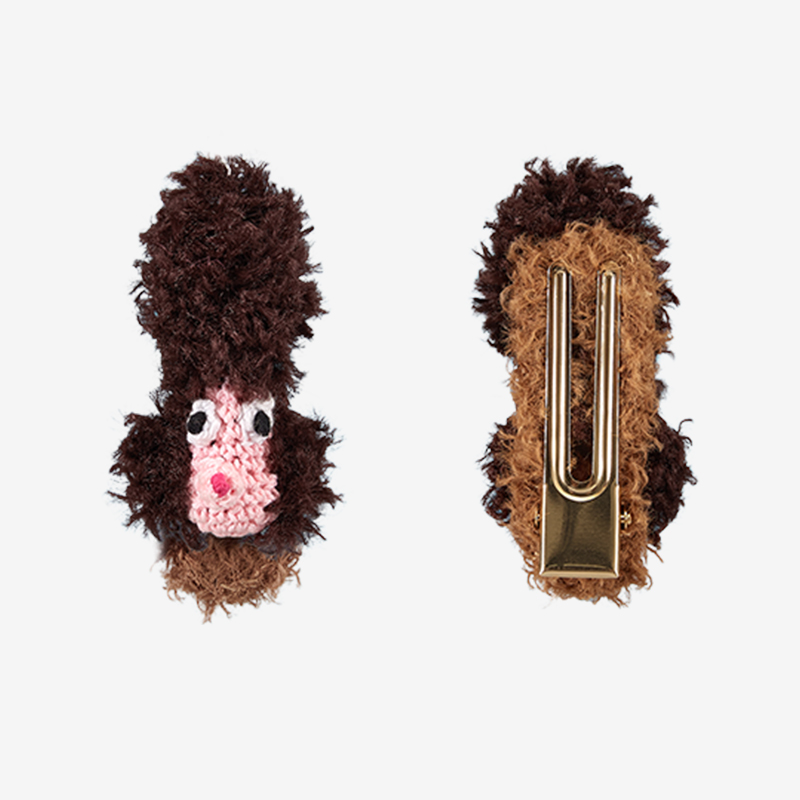 Hand-Crocheted | Dog Hair Clip- Artisan Hand-Crocheted--feeky-Unique Sustainable Fashion