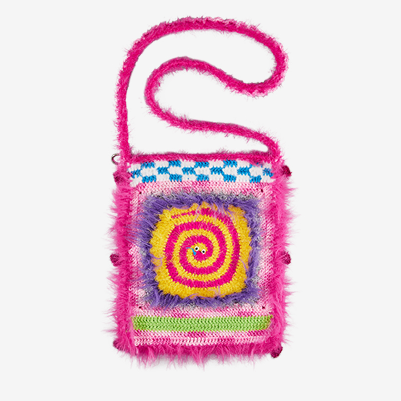 Smiling colorful bag