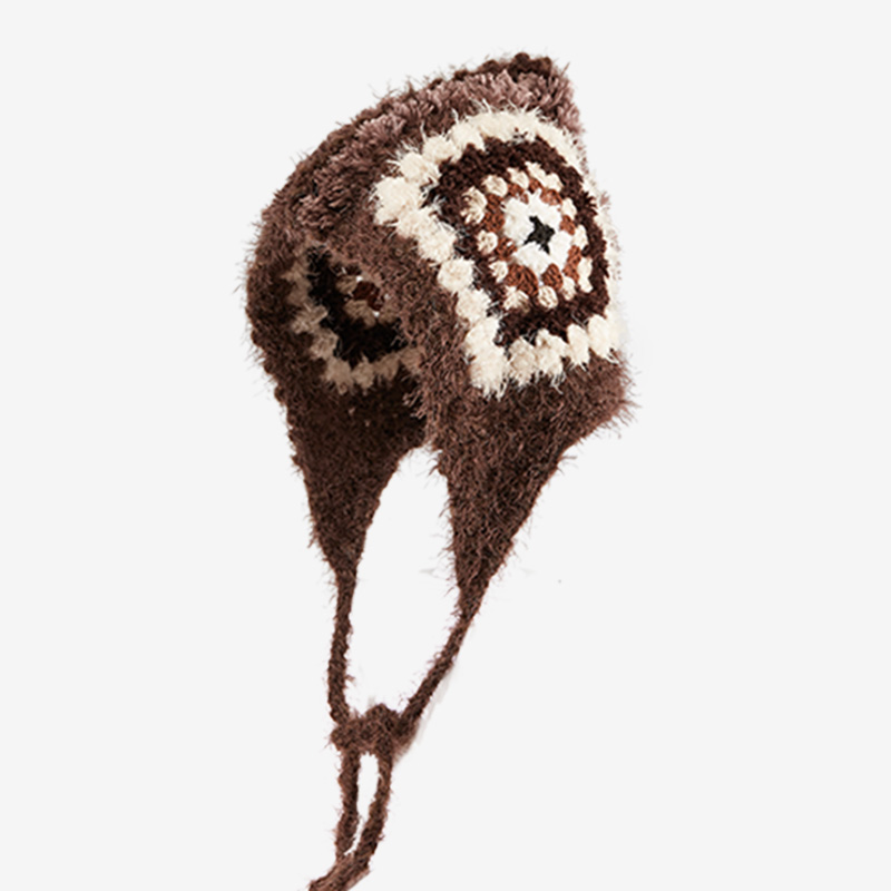 handmade jewelry  unique accessories Vintage grid hat-feeky