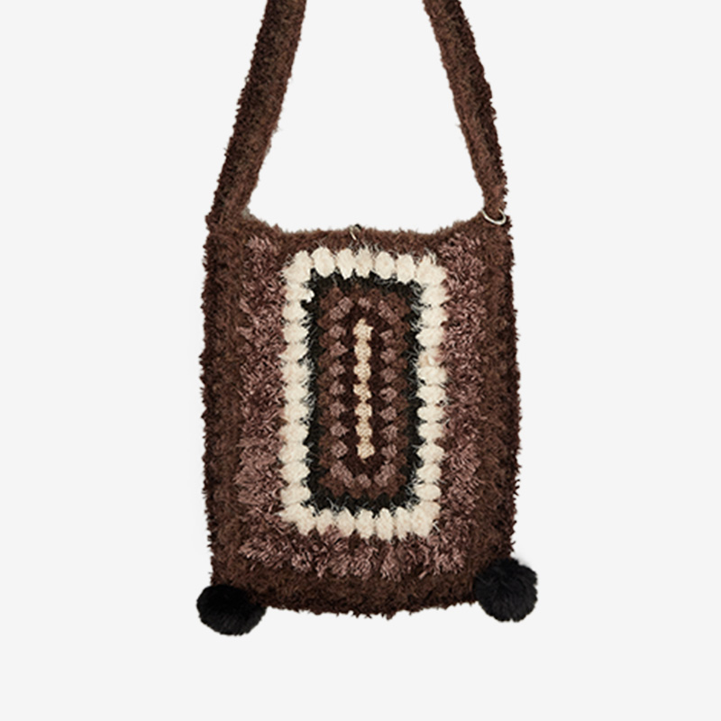 handmade jewelry  unique accessories Vintage Grid Bag-feeky