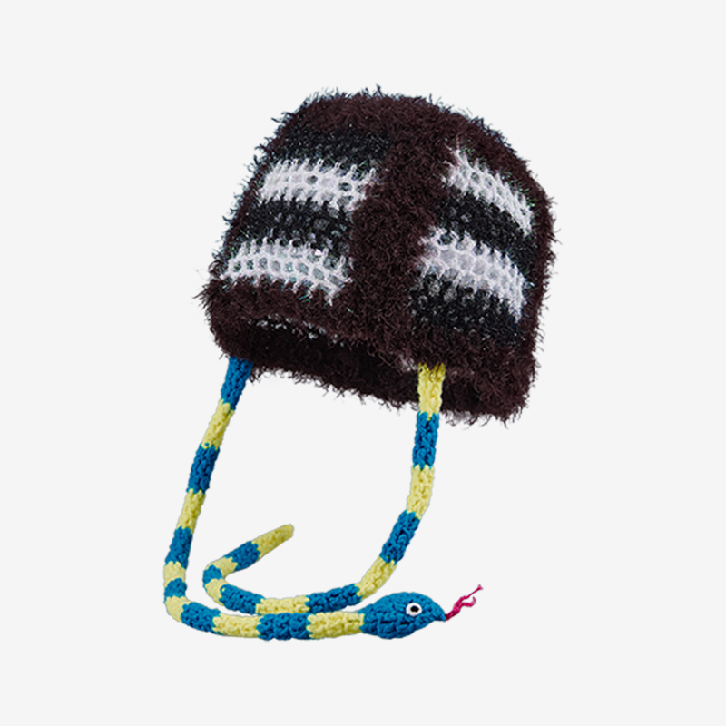 handmade jewelry  unique accessories Snake Hat-feekyhand crochet,handmade,Fashion items