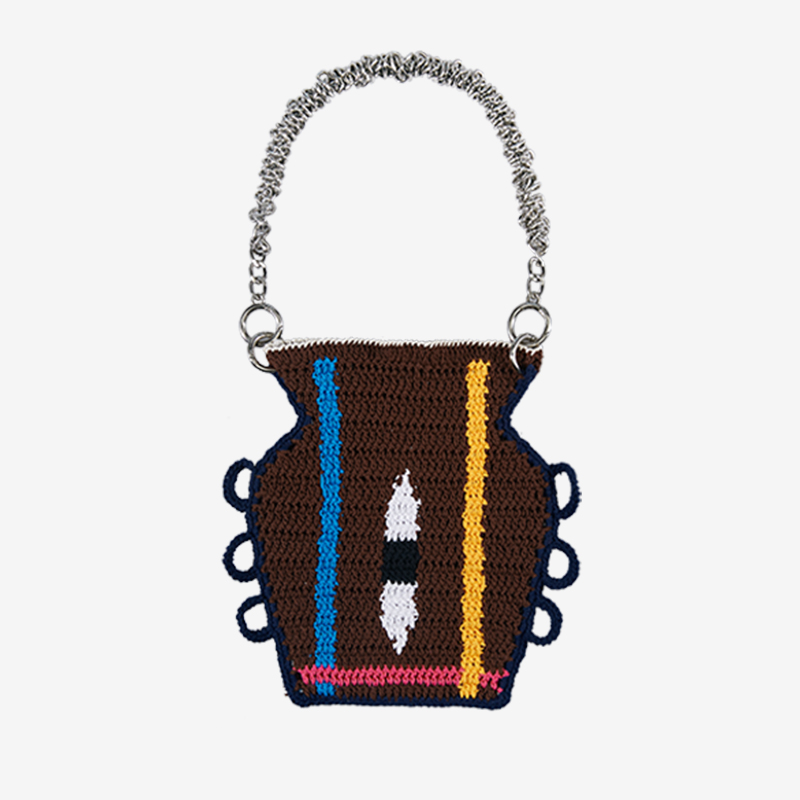 handmade jewelry  unique accessories Eye color matching vase bag-feeky