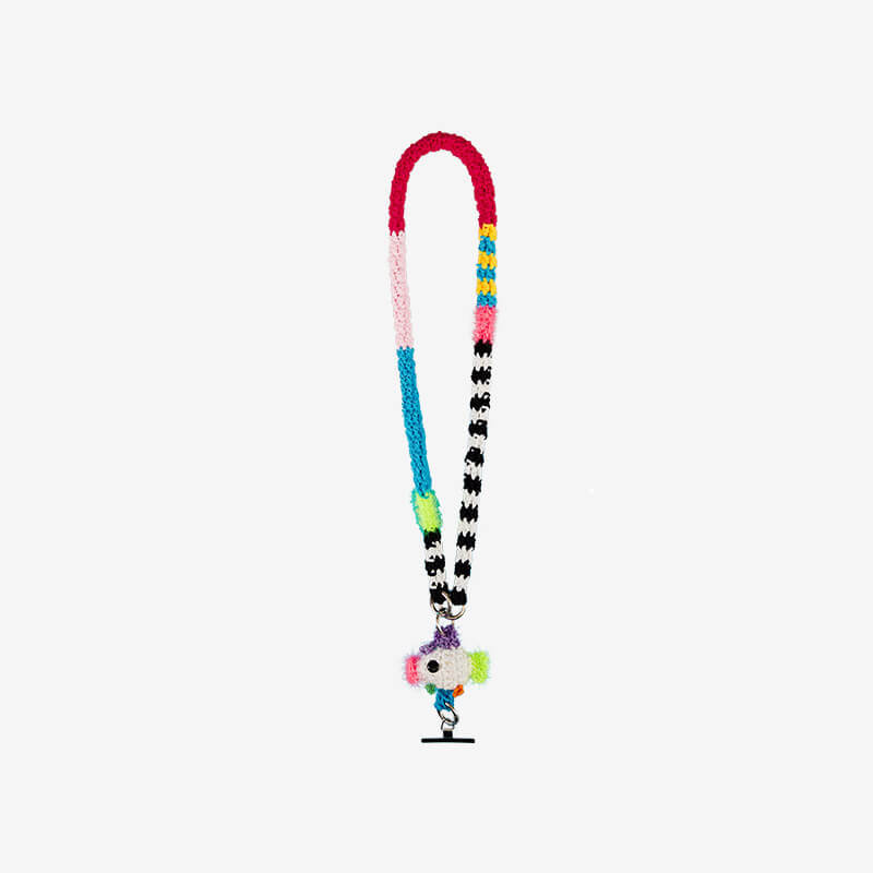 Colorful Crocheted Multifunctional Mobile Phone Chain