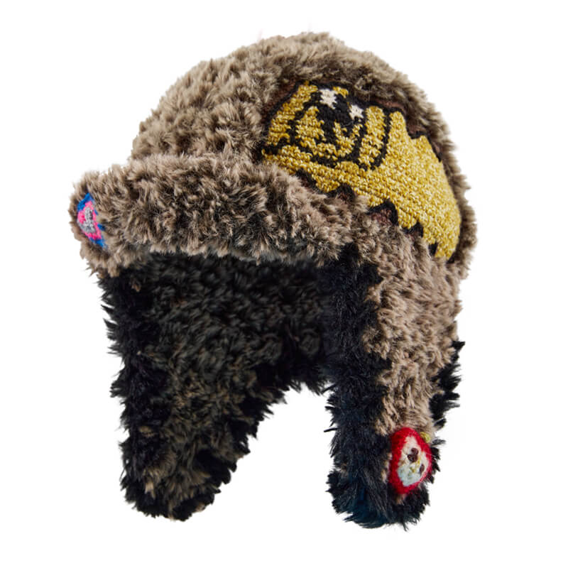 Hand-Crocheted | "Cloud-Pooch" Aviator Hat- Artisan Hand-Crocheted--feeky-Unique Sustainable Fashion