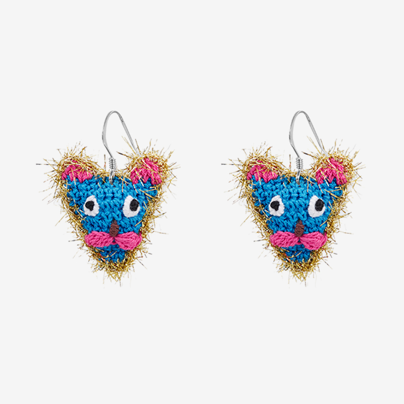 Fortune cat earrings