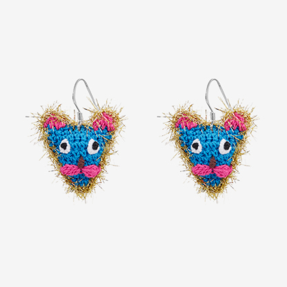 Fortune cat earrings