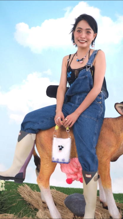 Cute cow bag