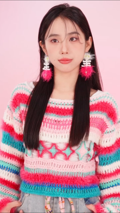 Fish bone earrings
