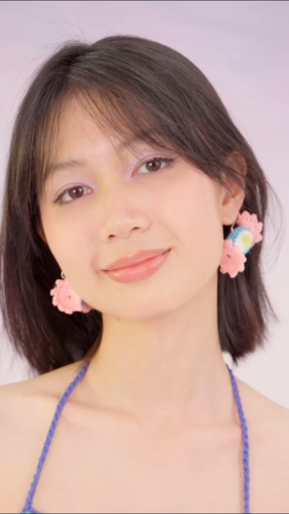 Candy eye earrings