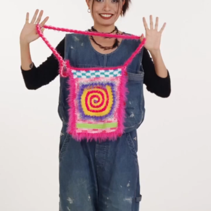 Smiling colorful bag