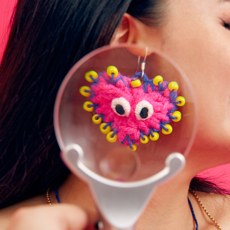 handmade jewelry  unique accessories love earrings-feeky