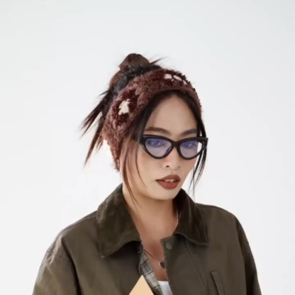 Vintage grid headband