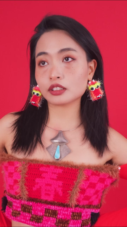 Dragon head earrings