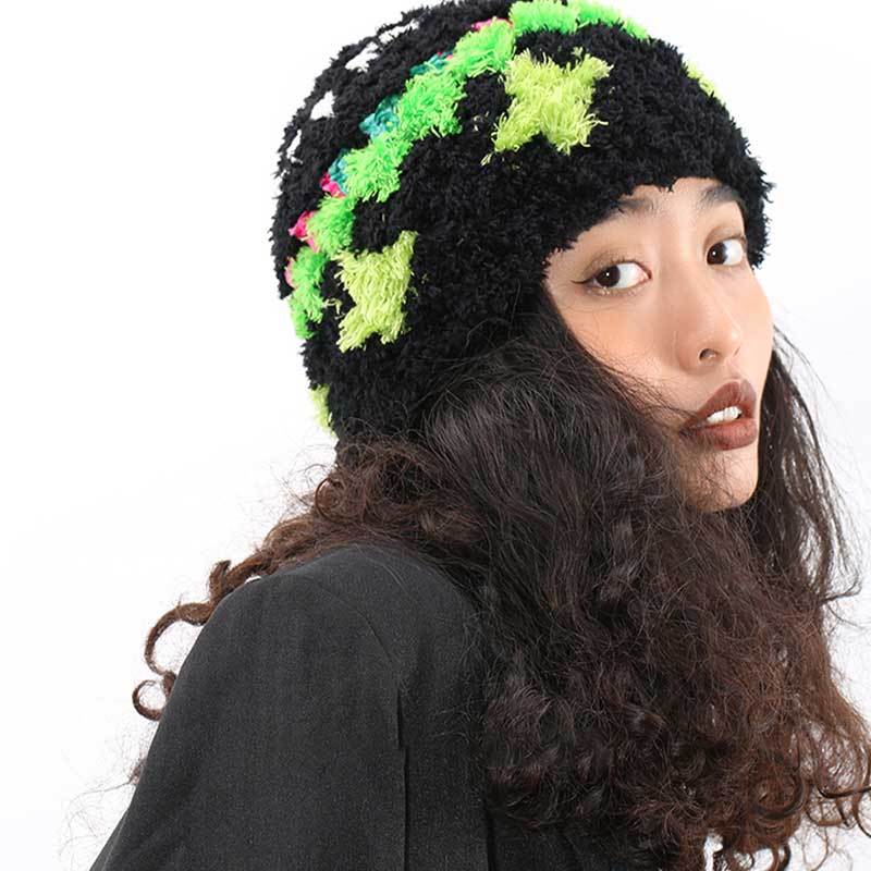 Black woolen hat-feeky