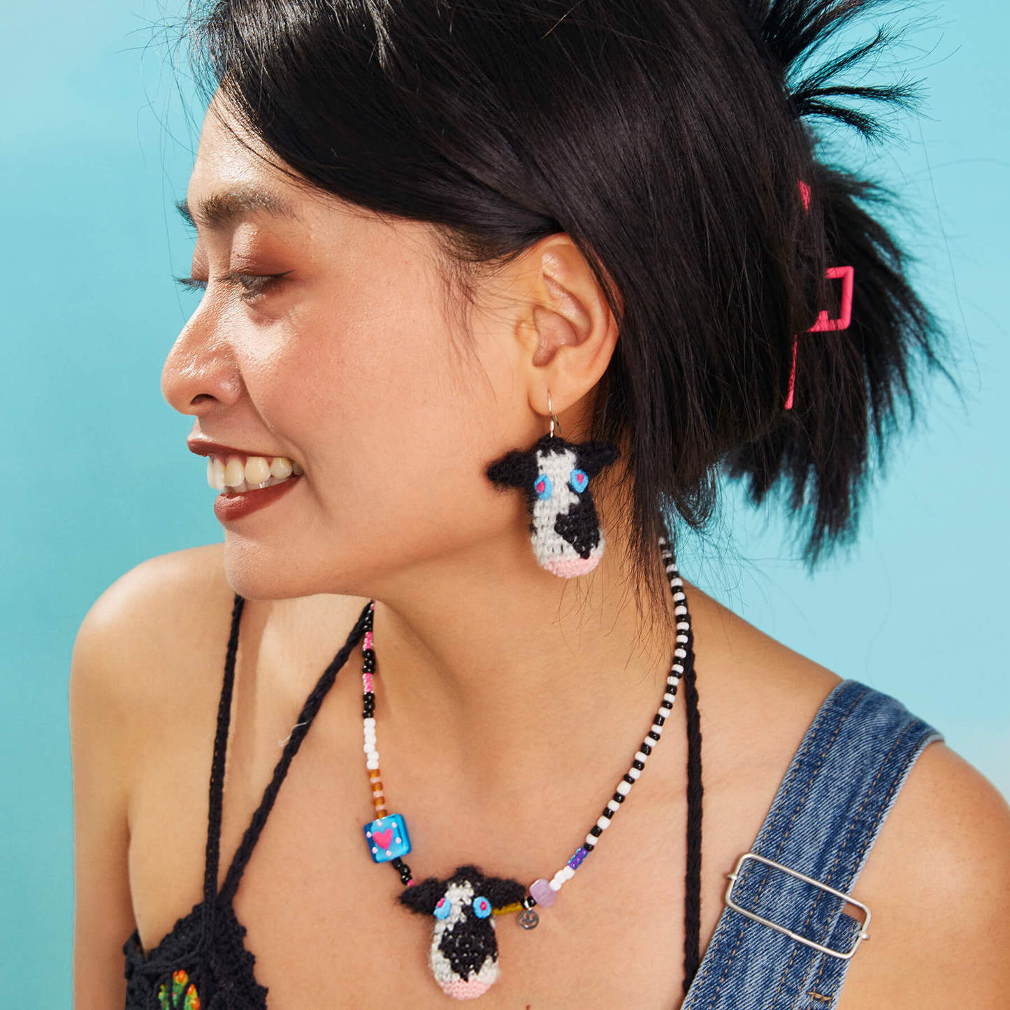Cow earrings