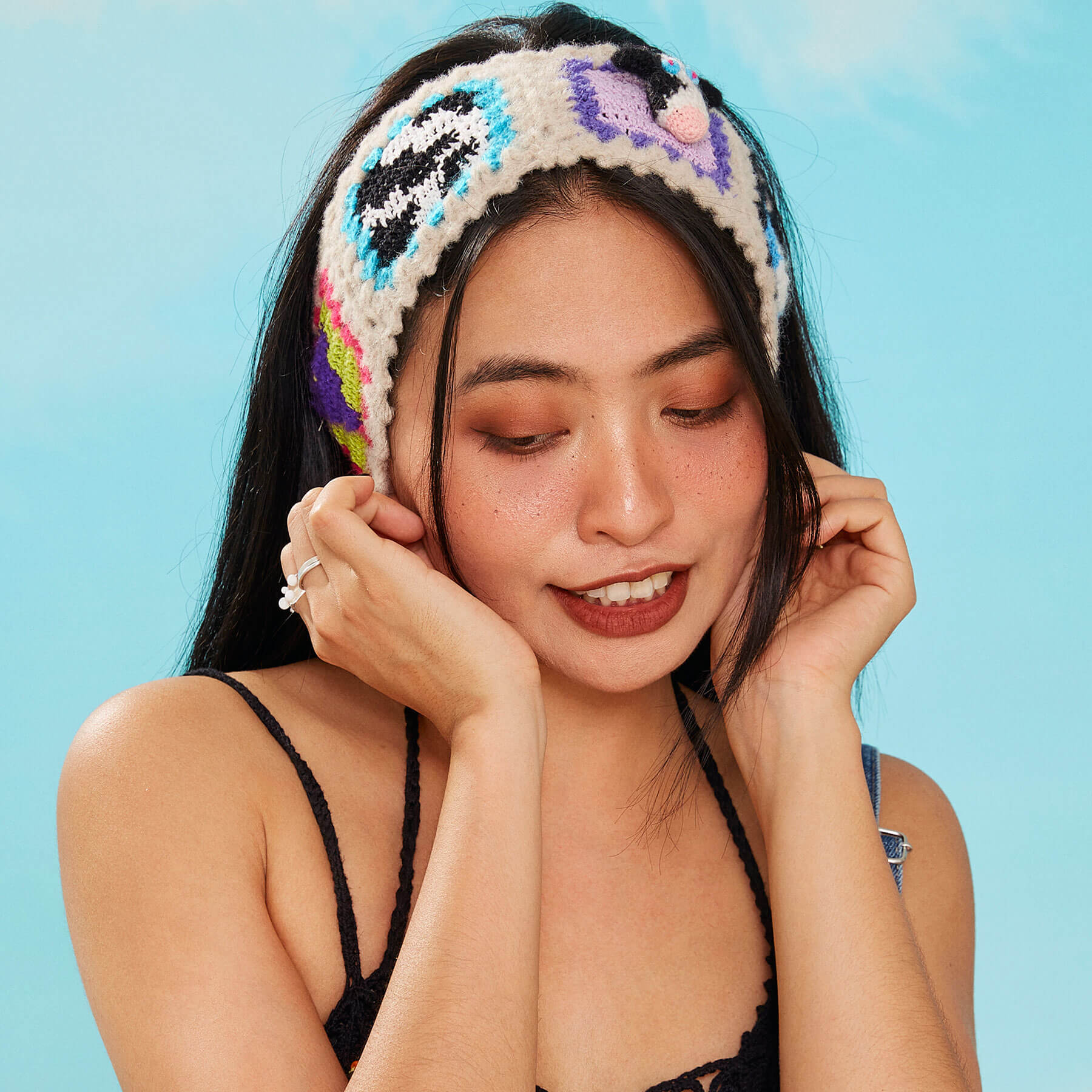 handmade jewelry  unique accessories Cow headband-feeky