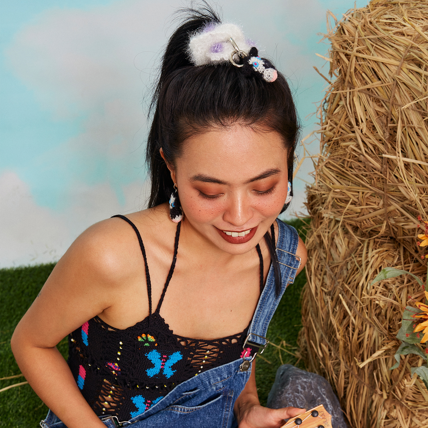 handmade jewelry  unique accessories Cute cow headband-feeky