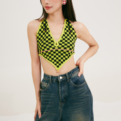 Checkerboard camisole-feeky