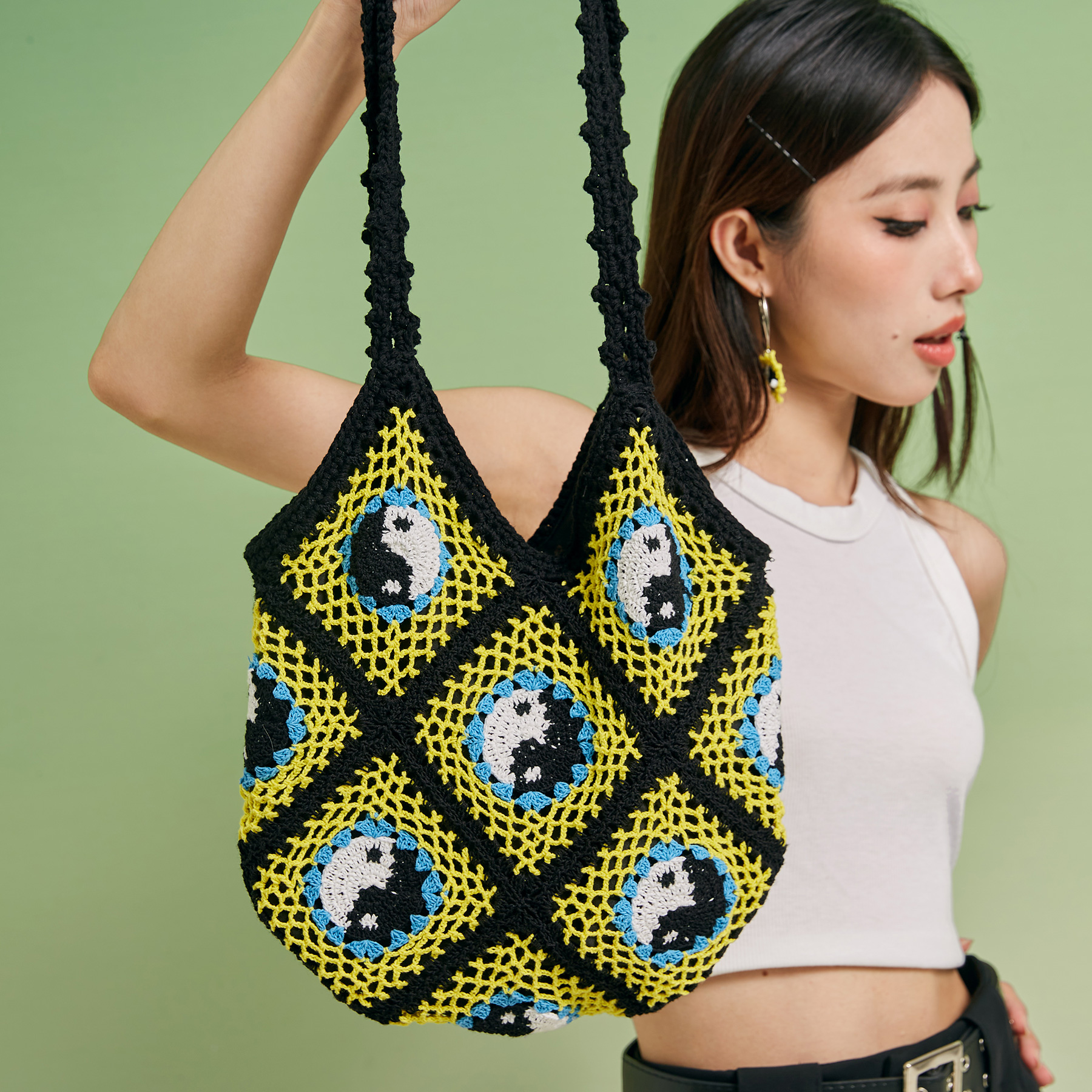 handmade jewelry  unique accessories Tai chi bag-feeky