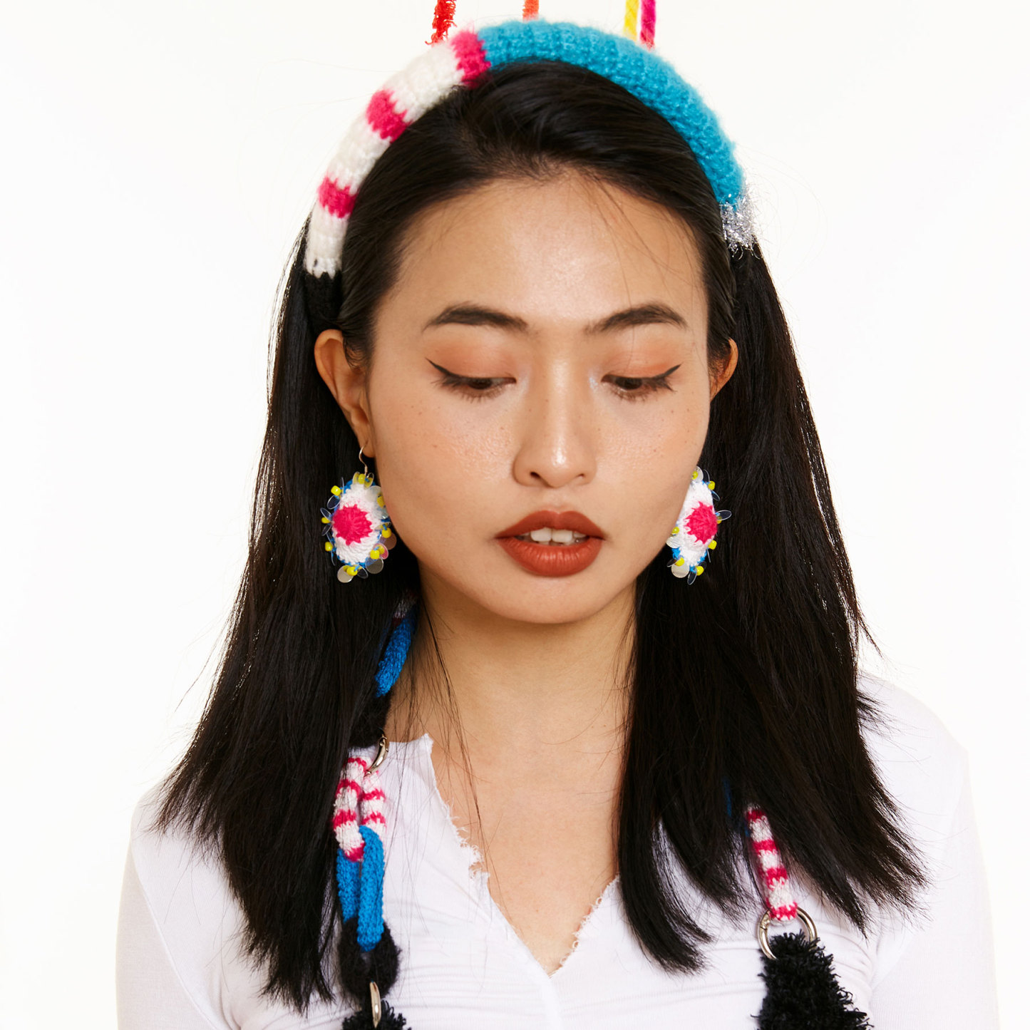 Color block headband-feeky