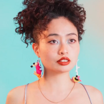 Aplysia Coral Earrings