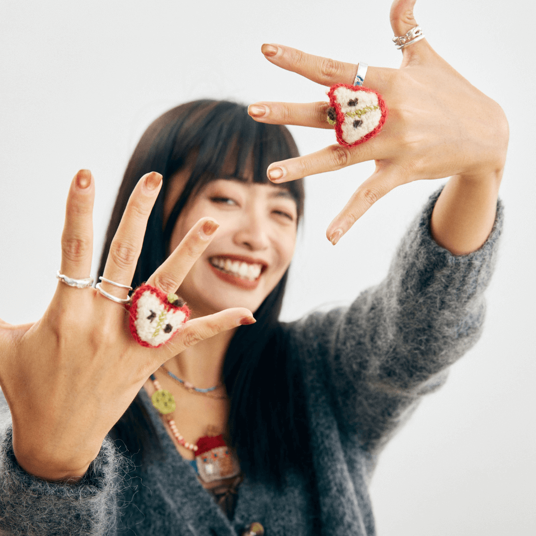 Micro-Crochet | Apple Ring