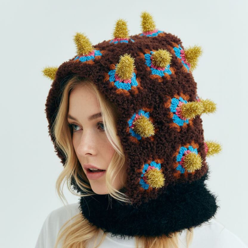 Hand-Crocheted | Fortune Bomb Hat- Artisan Hand-Crocheted-hand crochet,Fashion items,handmade-feeky-Unique Sustainable Fashion