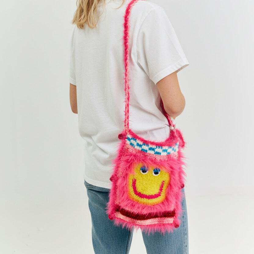 Smiling colorful bag
