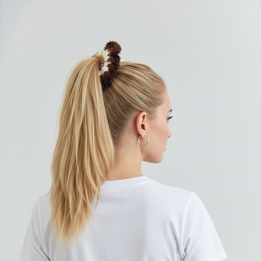 Vintage grid hairband