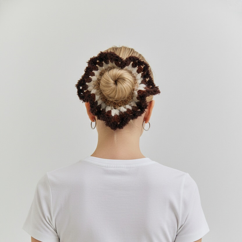 Vintage grid hairband