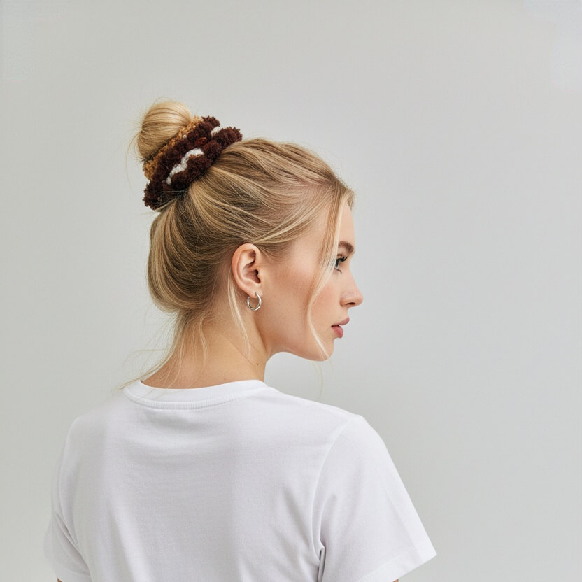 Vintage grid hairband