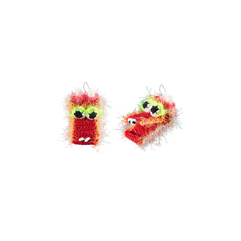 Dragon head earrings-feeky