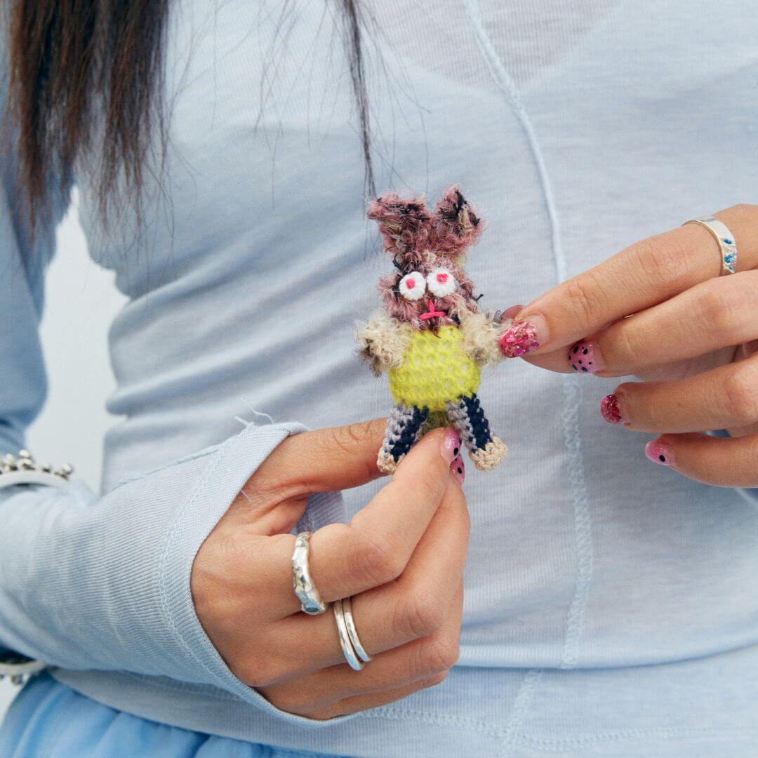 Rabbit Hair Clip