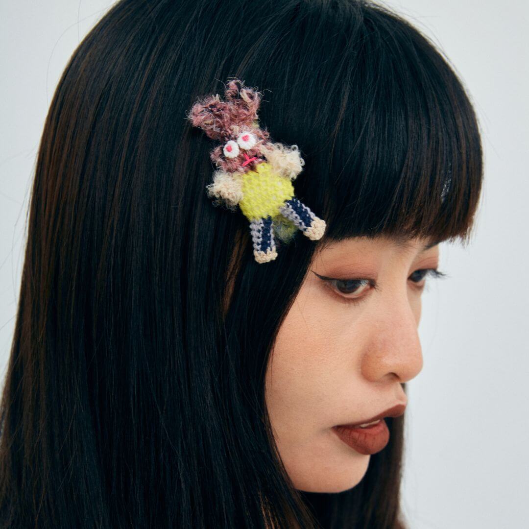 Rabbit Hair Clip