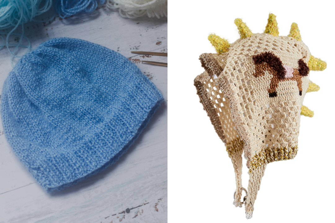 Comparison of traditional crochet and tonghua crochet techniques